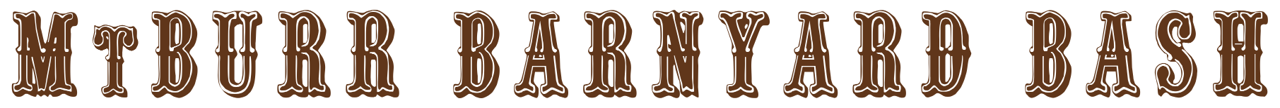 Mount Burr Barnyard Bash